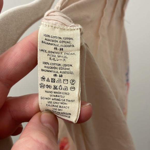 Free People REVOLVE Gardenia Floral Bohemian Lightweight Blouse - Picture 16 of 16